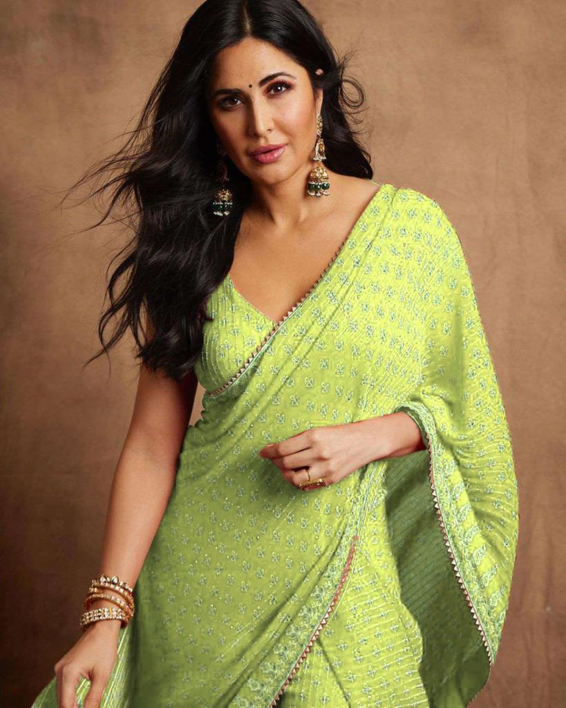 Katrina 1 Bollywood Crochet Party Wear Wholesale Designer Sarees